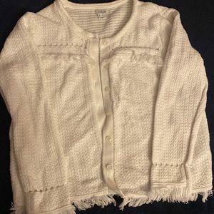 Jcrew white sweater